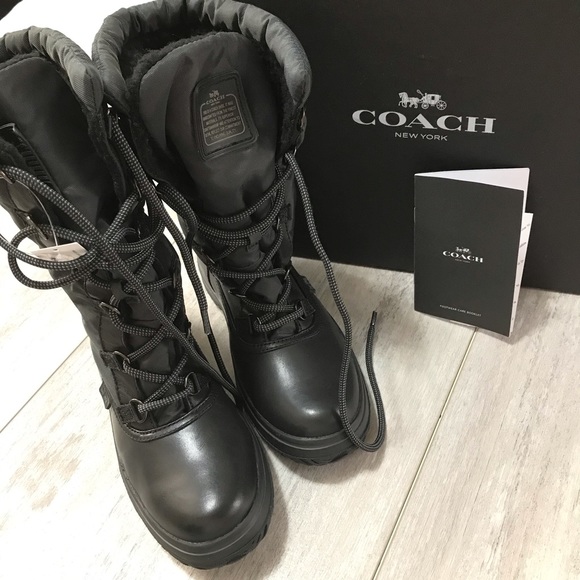 Coach Shoes - NWB Coach SAGE Winter Boots Sz 6.5